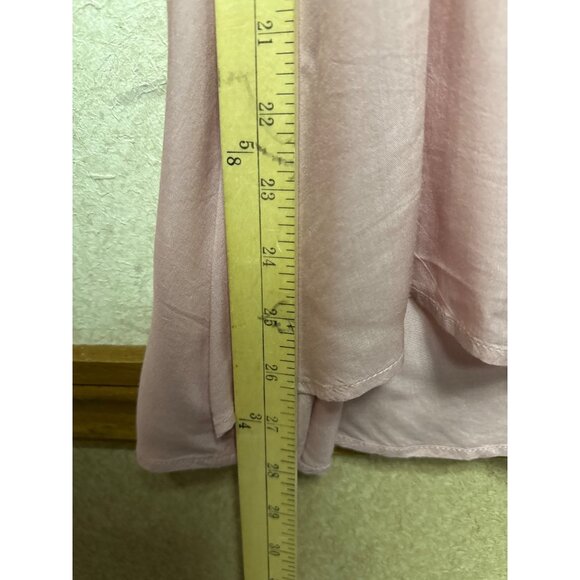 Free People Women's Slip Pale Pink Desert Dazed Rayon Adjustable Large - Picture 6 of 9